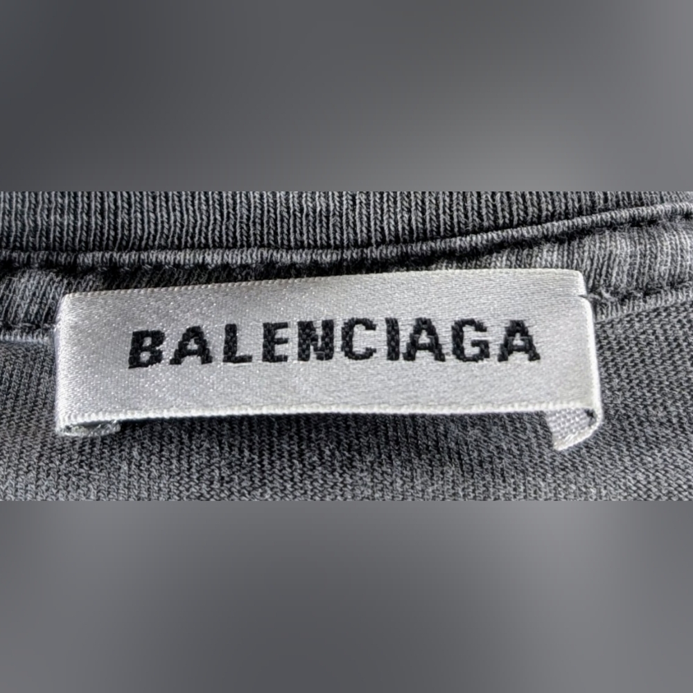 Balenciaga • Tee T-shirt in Washed Gray XS - Picture 3 of 3